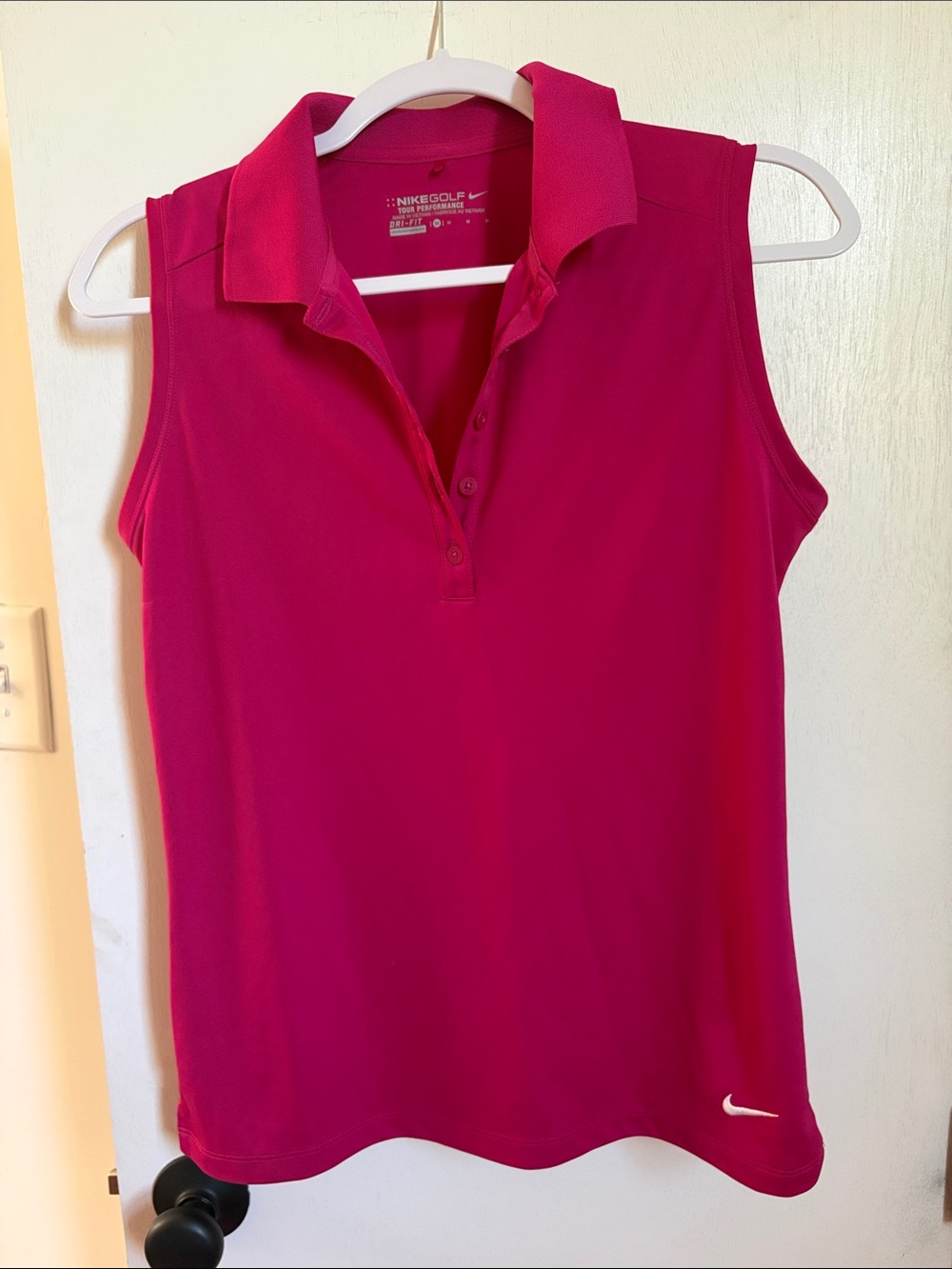 Nike Women’s Golf ⛳️  Sleeveless Polo Tank - Hot Pink